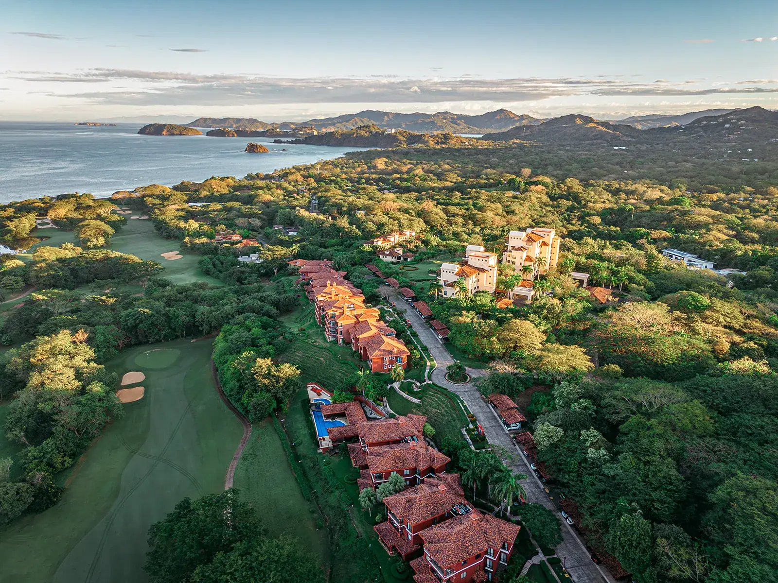 Flamingo Beach from above
